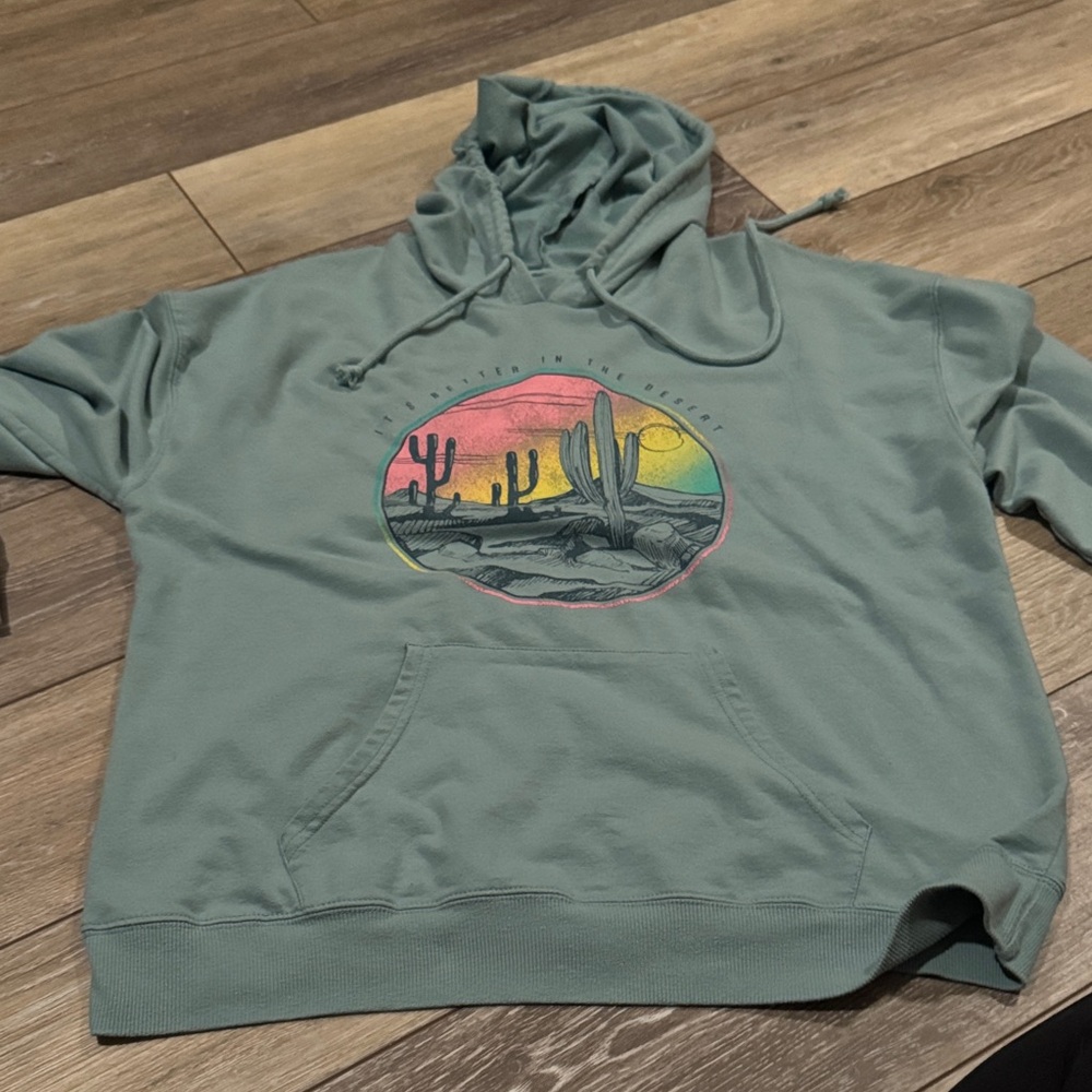 Desert Scene Graphic Hoodie